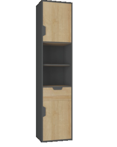 Nola Na5 ifjúsági bútor - polcos ajtós szekrény