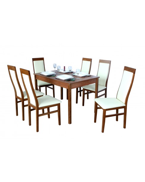 Betti étkezőgarnitúra - Panna asztal + 6 szék - gazdag színválaszték!